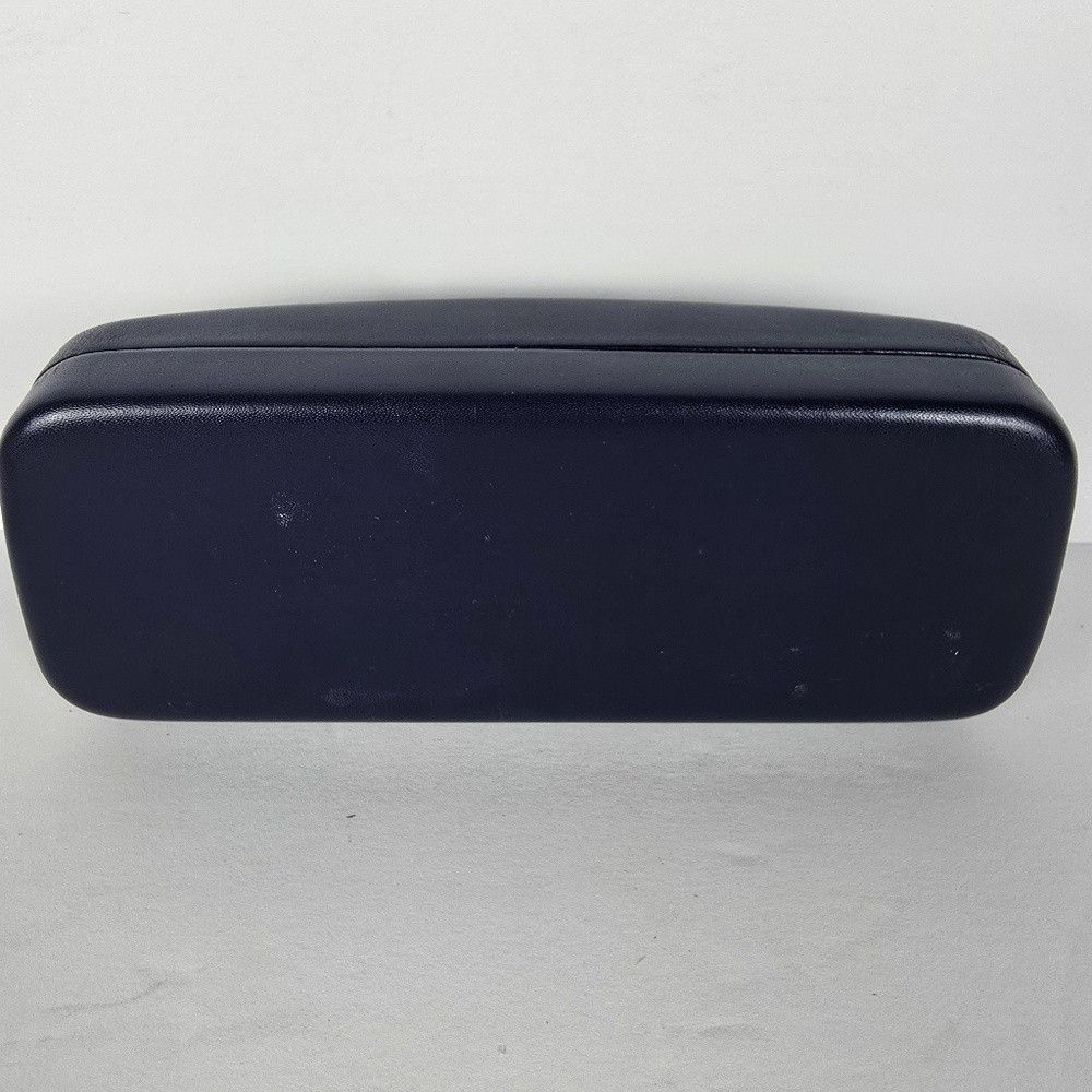 Lacoste Navy Hard Clamshell Eyeglass Sunglass Case Only - Picture 4 of 8